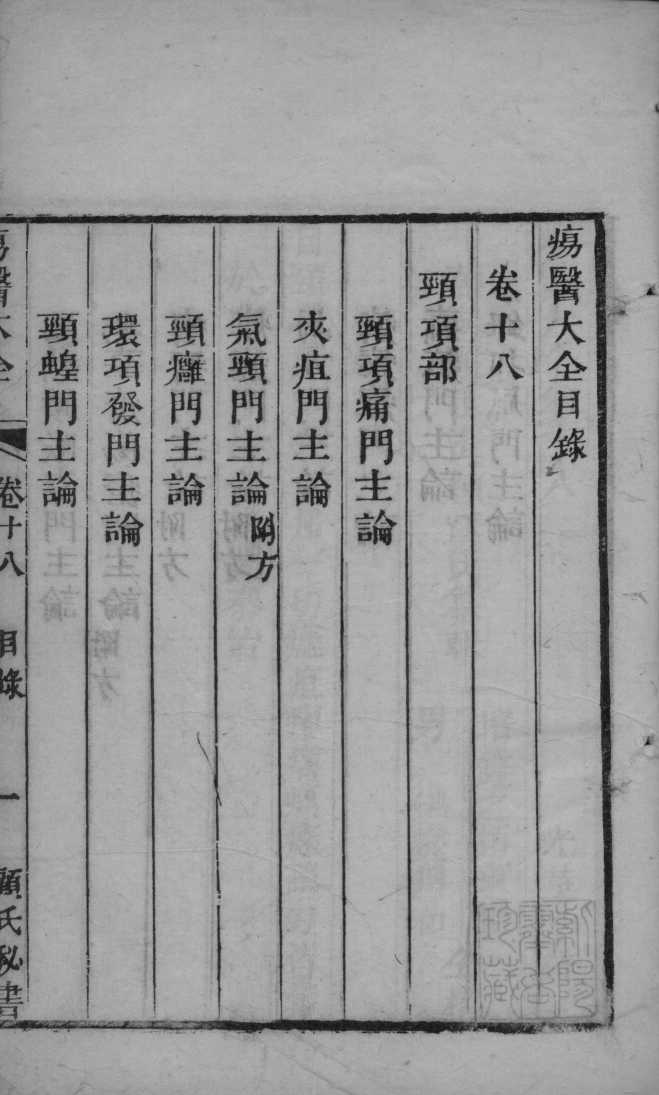 疡医大全  卷18